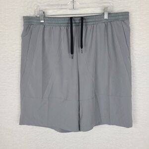 FLX Shorts Mens Large Gray Running Jogging Track‎ Gym Basketball Baggy Loose